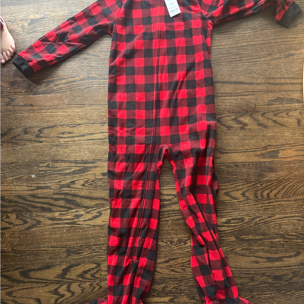 Carter's Black and Red Plaid Fleece Jacket